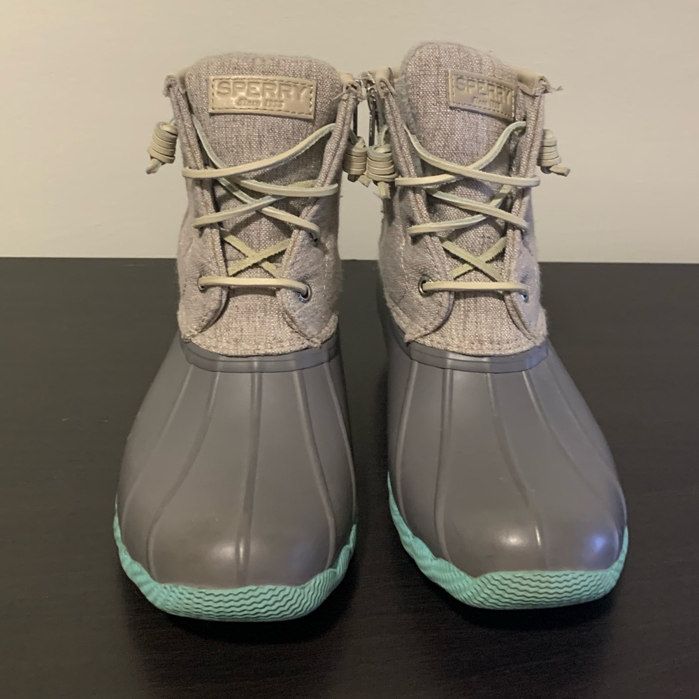 Sperry Duck Boots Gray Women’s 7